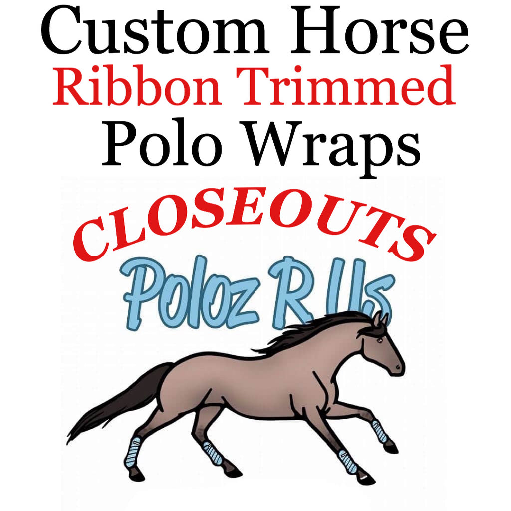 CLOUSEOUT Ribbon Trim Pairs - Horse Sized - Pairs of 2