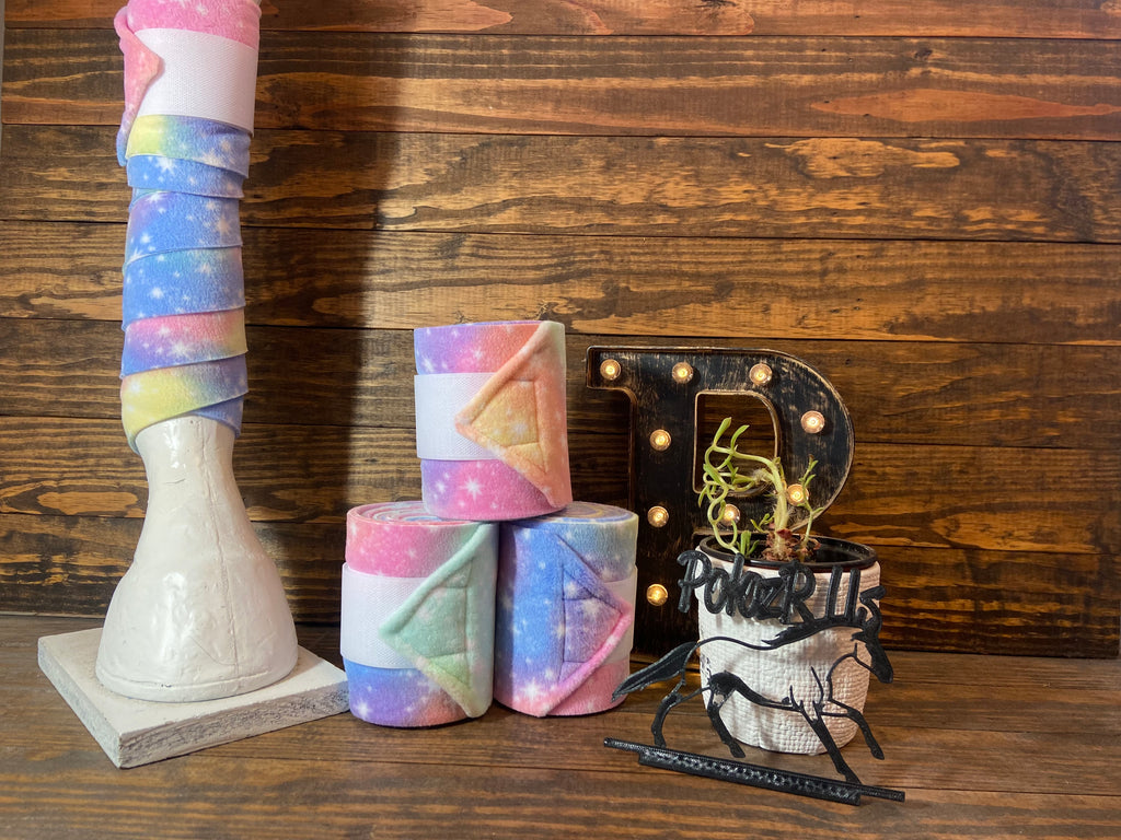 Cosmic Galaxy Polo Wraps - Horse Sized - Set of 4
