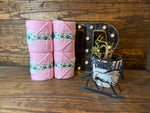 Light Pink Polo Wraps with Cactus Trim