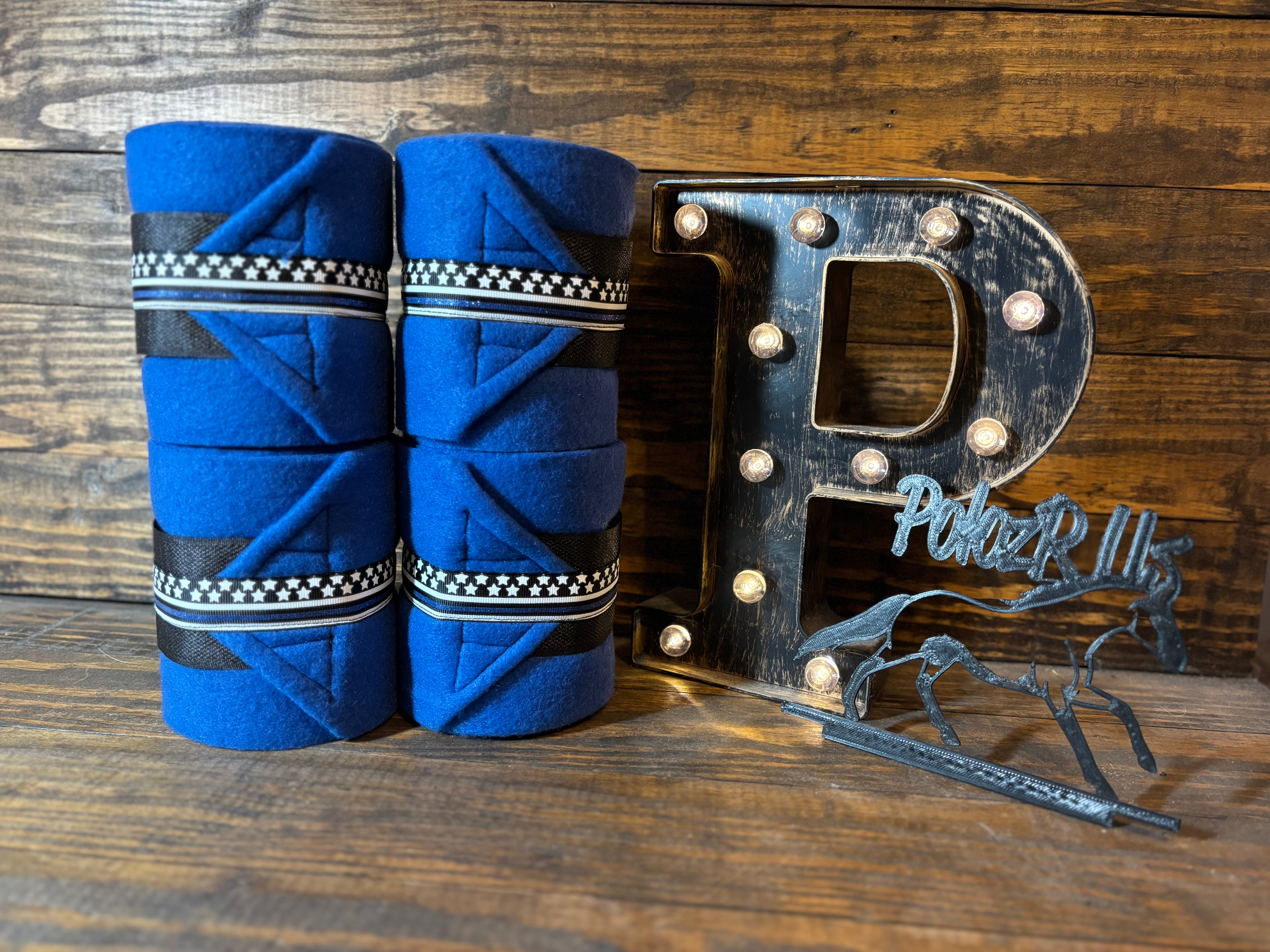 Law Enforcement Polo Wraps - Horse Sized - Set of 4