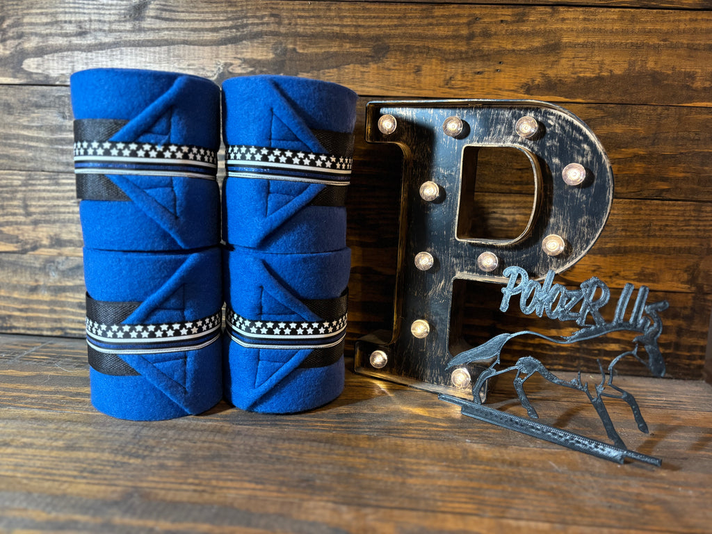 Law Enforcement Polo Wraps - Horse Sized - Set of 4