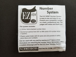 E-Z View Number System